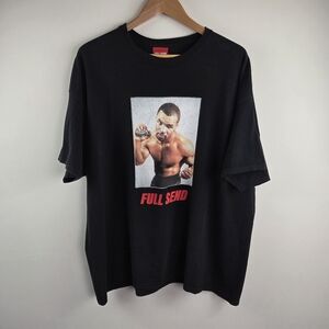 Full Send Iron Mike Tyson Grenade Shirt Mens XL Black Short Sleeve T Shirt
